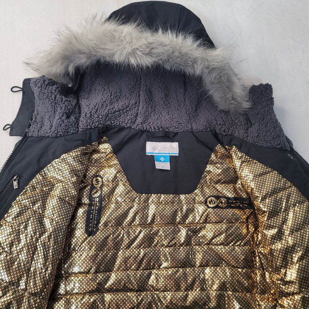 Columbia Watson Lake Women's Black Faux Hood Insulated Winter Jacket Size XS NWT - Picture 10 of 12